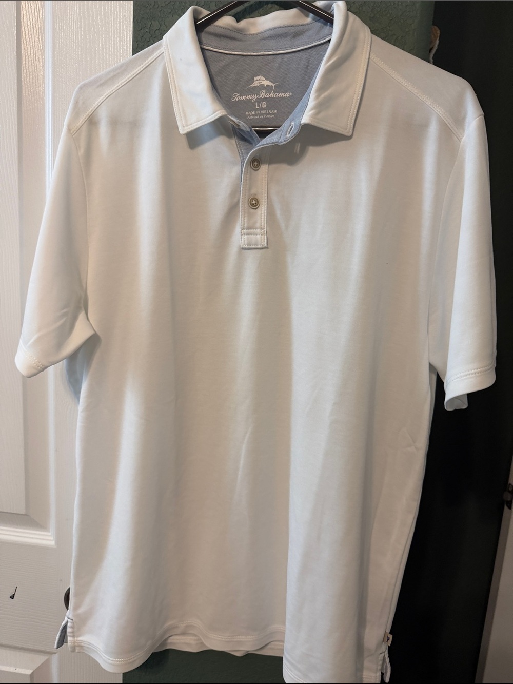 Tommy Bahama white Men’s Polo Shirt